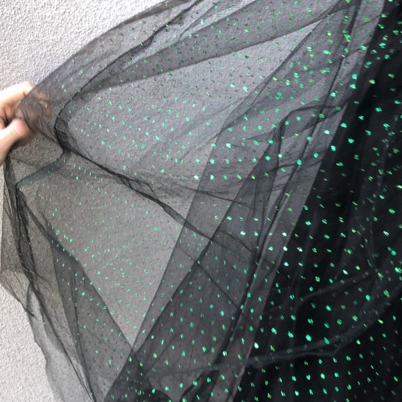 Gunne sax strapless black tulle formal tulle dress vintage - Picture 8 of 12